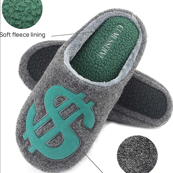 GUMUSSERVI Men's Moccasin Slipper with Comfort Memory Foam - Picture 2 of 6